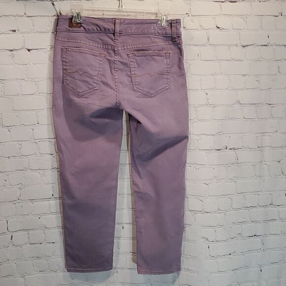 Red Engine vintage original denim purple viper fit capris - Picture 5 of 11